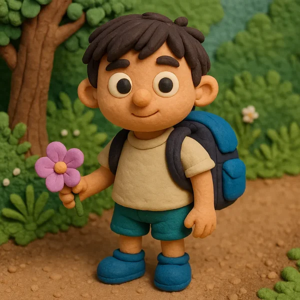 Oliver, a clay-style explorer